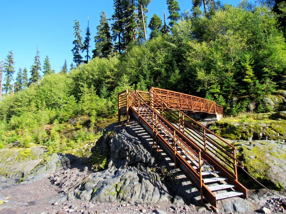 Lava Canyon Trail at Mt. St. Helens NM in WA