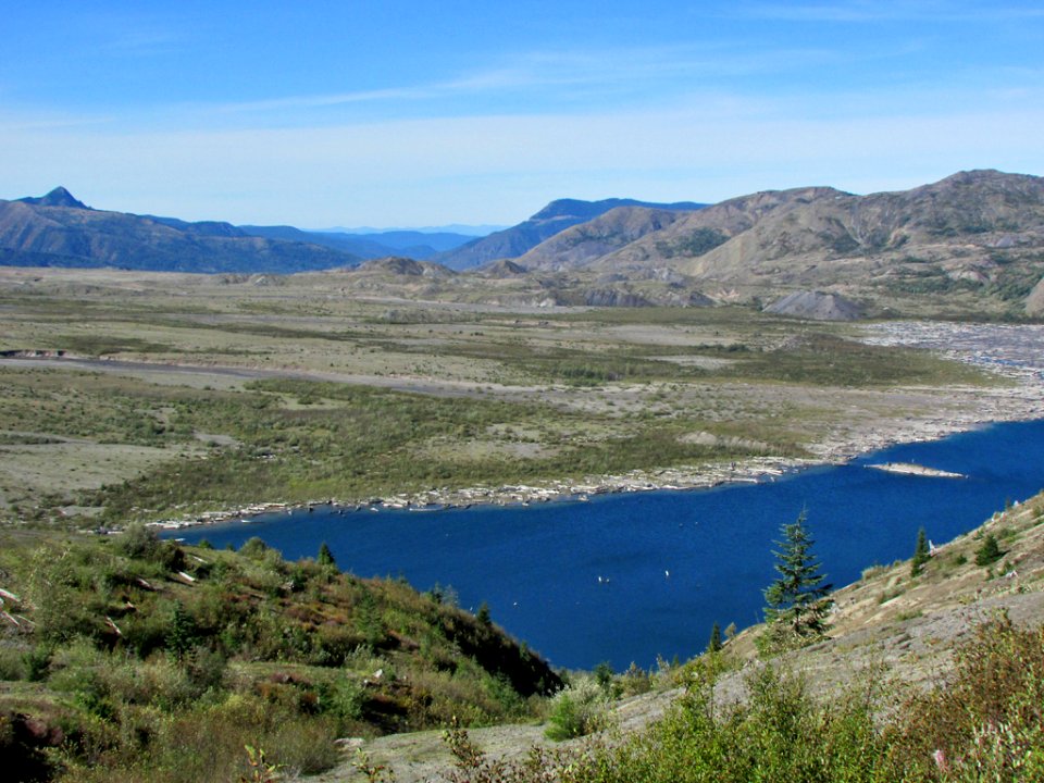 Spirit Lake at Mt. St. Helens in Washington