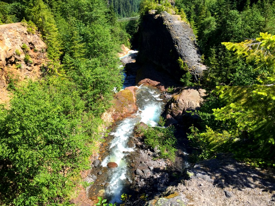 Lava Canyon Trail at Mt. St. Helens NM in WA