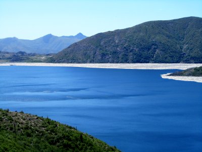 Spirit Lake at Windy Ridge by Mt. St. Helens in Washington