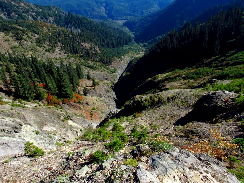 Ape Canyon Trail at Mt. St. Helens