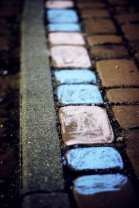 Colored colorful bricks