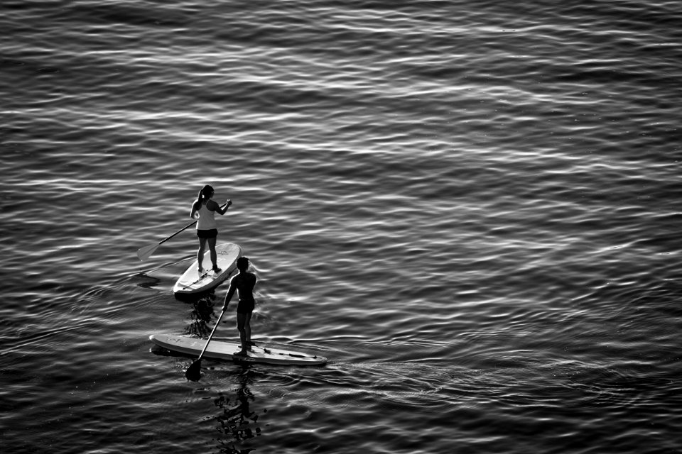 Stand-up paddleboarding @ English bay
