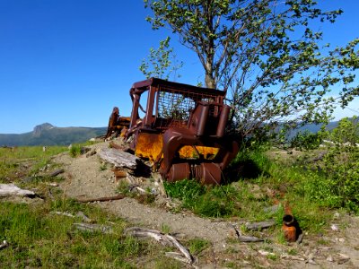Logging Equipment at Mt. St. Helens NM in Washington