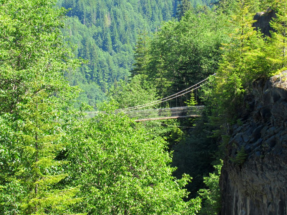 Lava Canyon Trail at Mt. St. Helens NM in WA