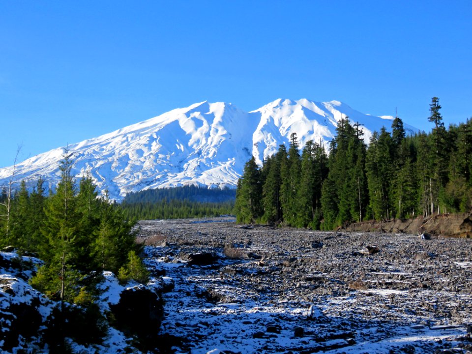 Lahar Viewpoint at Mt. St. Helens NM in WA