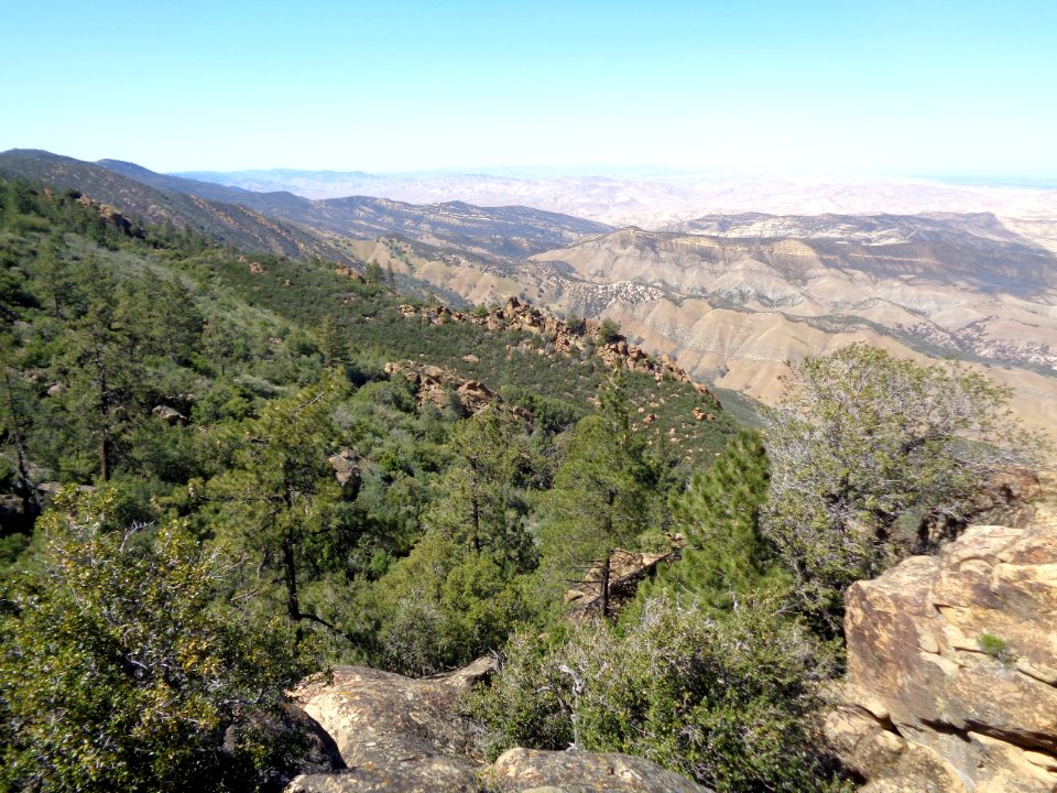 From Loma Atravesada towards Panoche Hills in the Central Coast Field Office