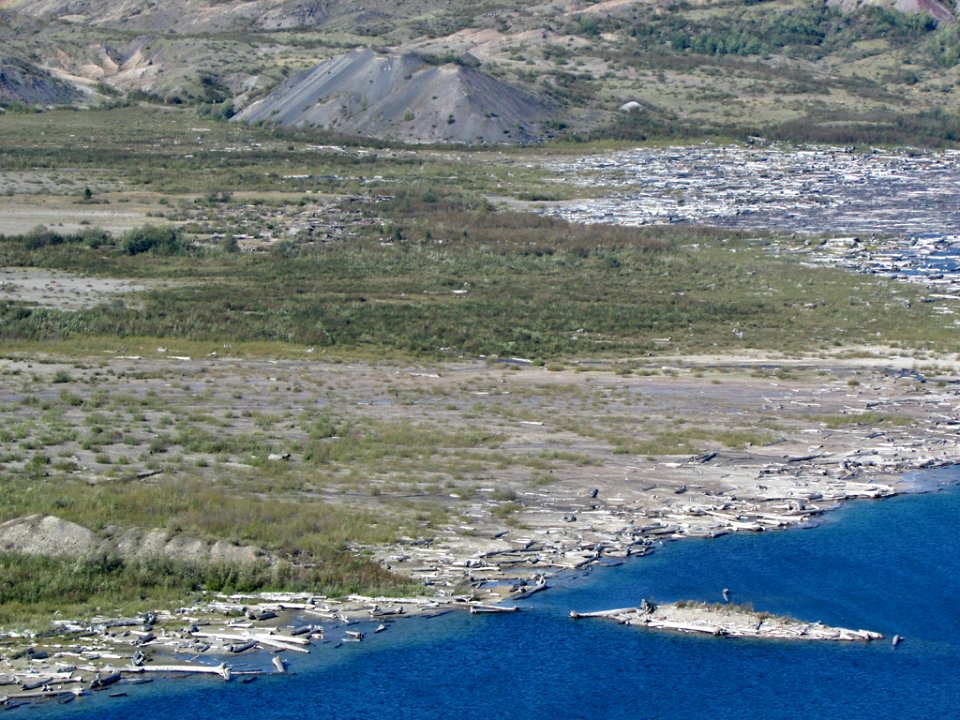 Spirit Lake at Mt. St. Helens in Washington