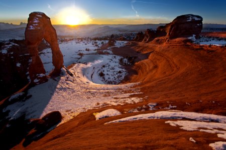 Delicate Arch Sunset photo