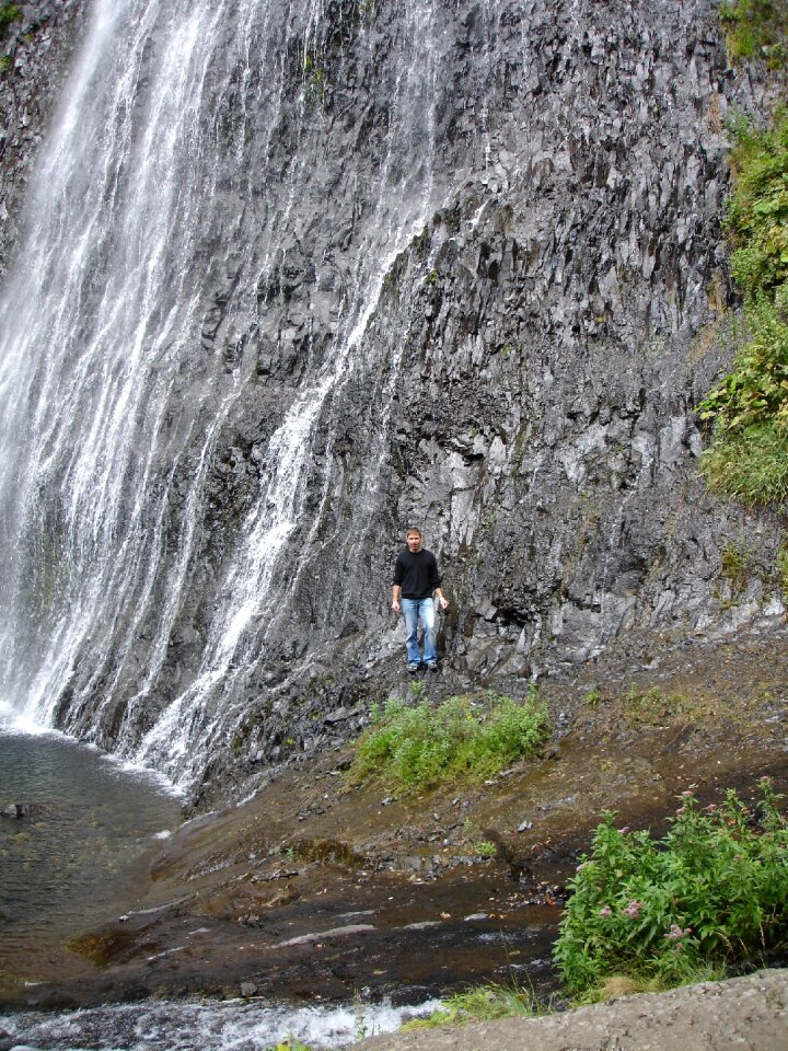 Visitors man tourist