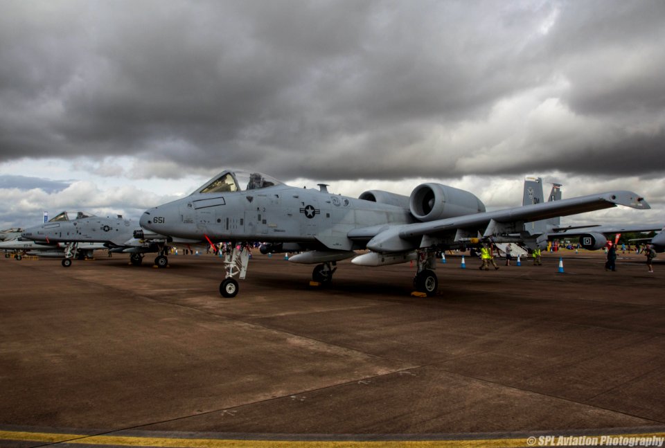 Royal International Air Tattoo 2015 - Fairchild Republic A-10 Thunderbolt II - United States Air Force - 354th FS / 355th FW - Davis Montana AFB - 78-0651 & 81-0956