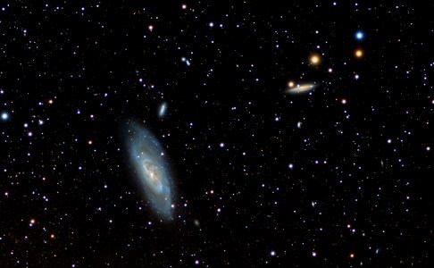 M106 and NGC4217 in Canes Venatici photo