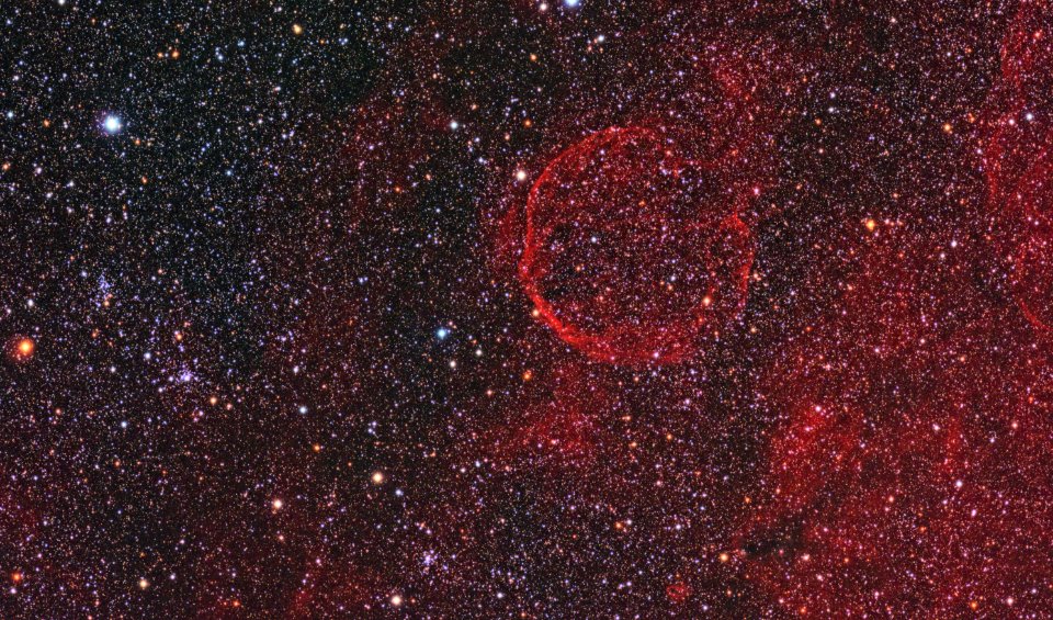 CTB1 Supernova remnant in Cassiopeia photo