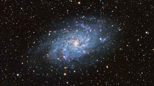 The Triangulum Galaxy M33, HaRGB Image