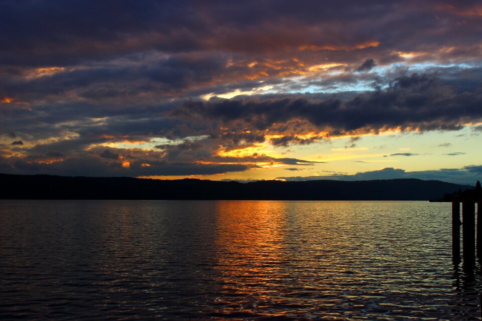 Lake bank water