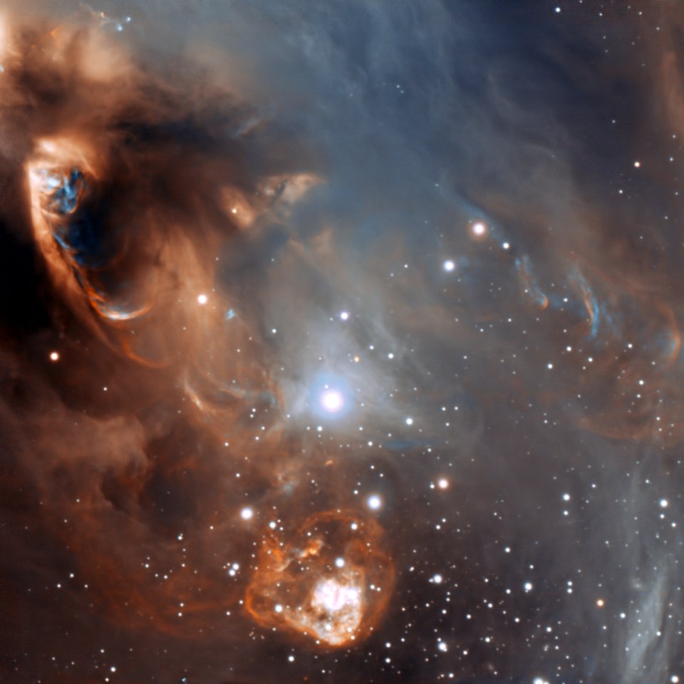 Close-up of the drama of star formation