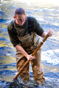 Chesapeake logperch surveying