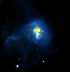 Hubble Provides 'One-Two Punch' to See Birth of Stars in Galactic Wreckage