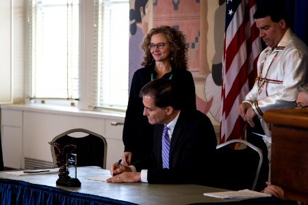 Native American Policy Signing Ceremony