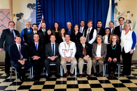 Native American Policy Signing Ceremony
