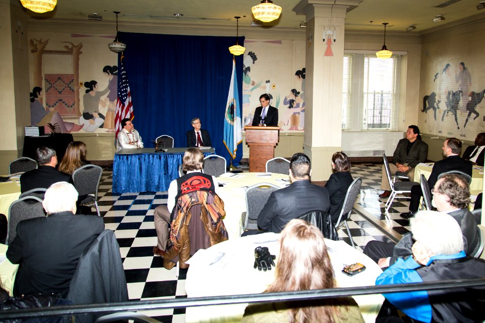 Native American Policy Signing Ceremony