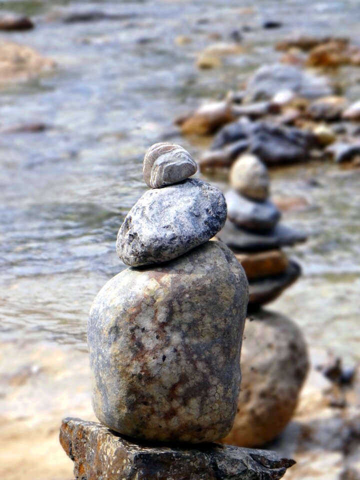 Meditation calm river