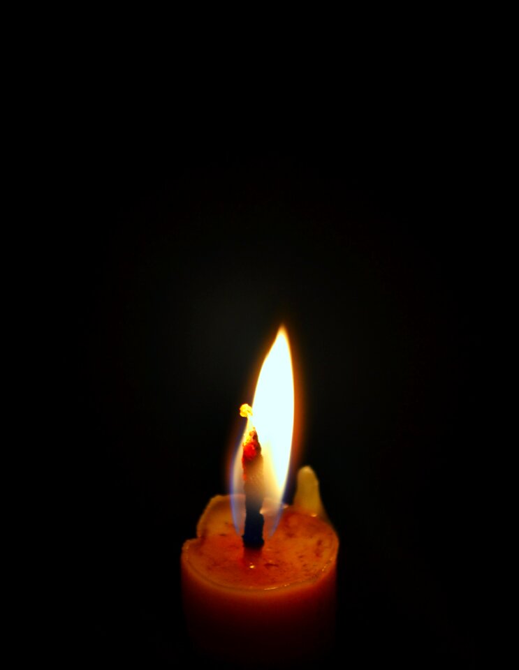 Flame night candlelight