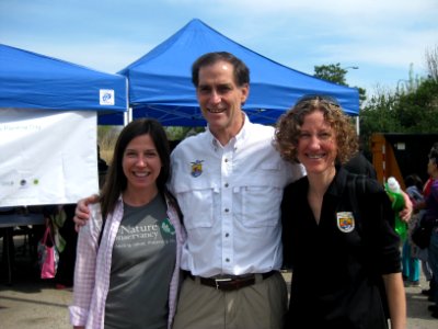 TNC Michelle Carr and FWS Dan Ashe and Louise Clemency photo