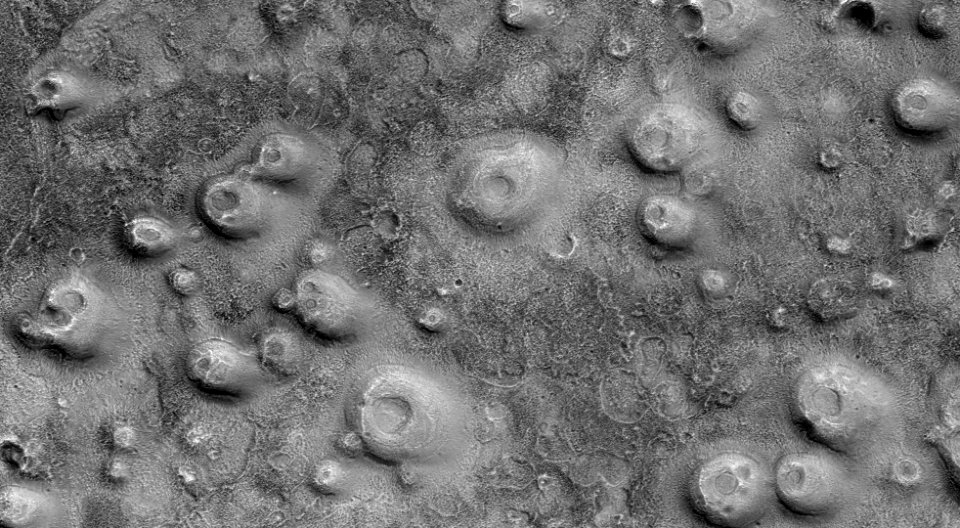 Cratered Cones in the Cydonia Region