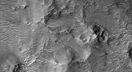 Central Pit of Large Crater