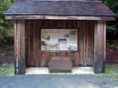 Signs in Headwaters Forest Reserve