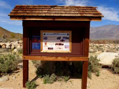 Sign in Alabama Hills
