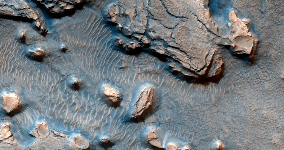 Layers in a Depression in North Arabia Terra70