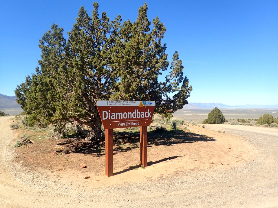 Sign at Fort Sage OHV Area