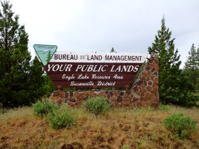 Sign for Eagle Lake Resource Area photo