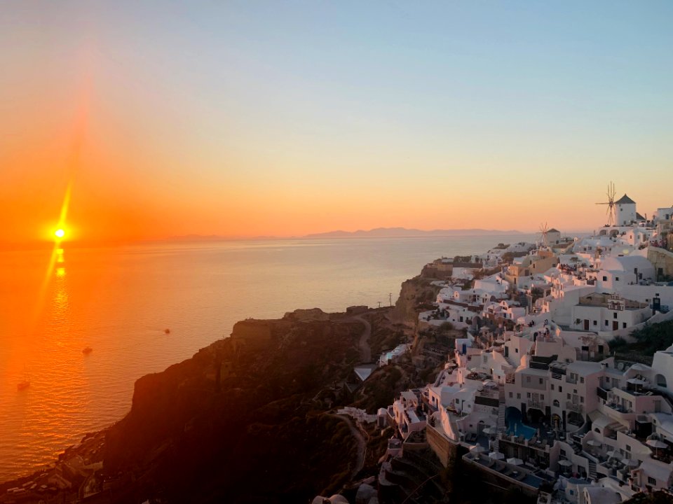 SANTORINI SUNSET photo