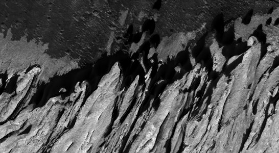 Transitioning Dark Barchans from Bright Bedrock in Becquerel Crater photo