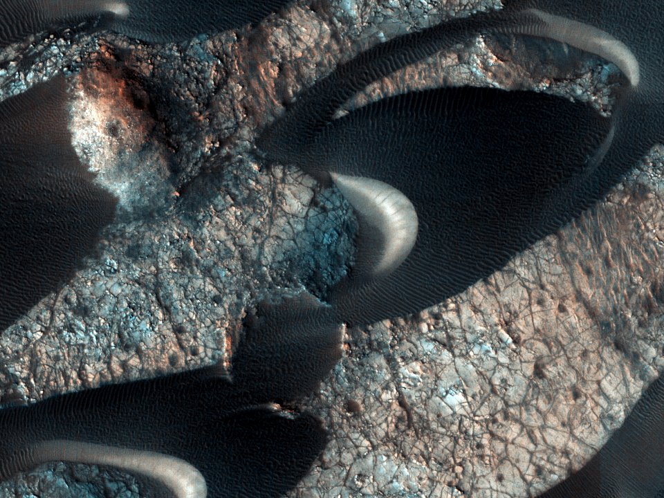 A Dune Field near Nili Patera