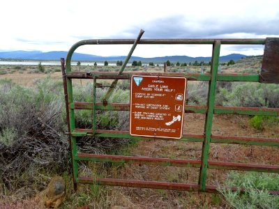 Sign at Rocky Point West