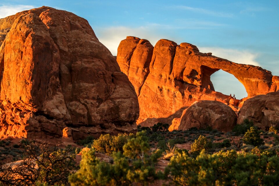 Sandstone sunset evening photo