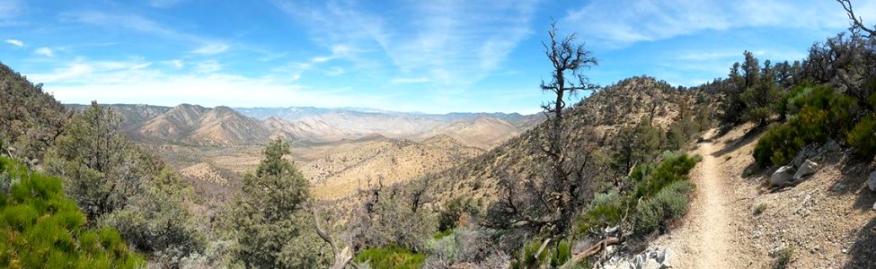Hiking on Pacific Crest Trail in Ridgecrest Field Office