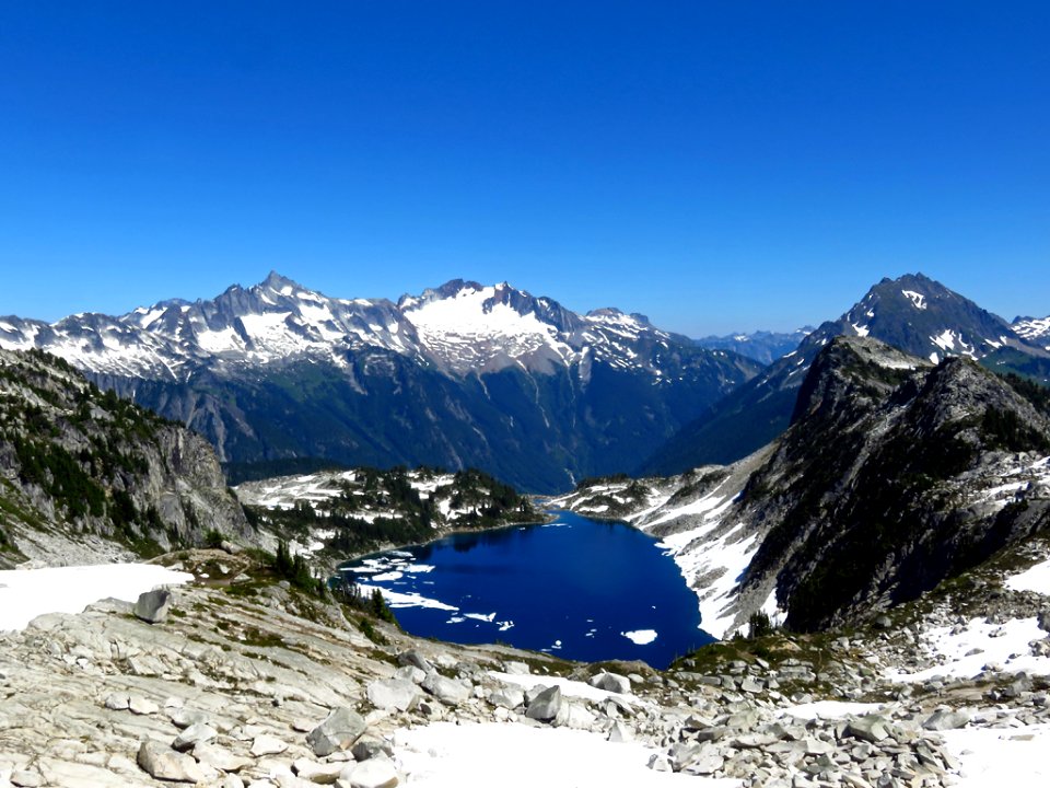 Hidden Lake at North Cascades NP in WA