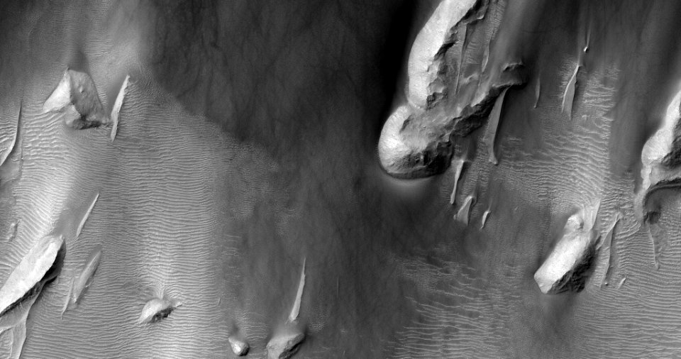 In East Melas Chasma