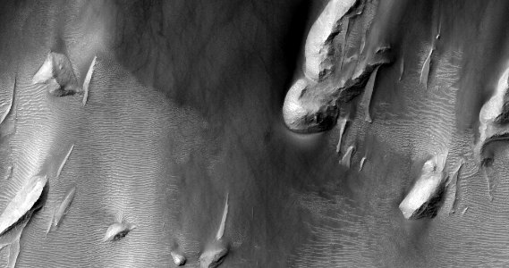 In East Melas Chasma