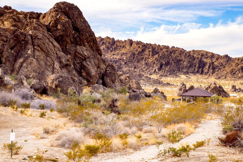 Shade Ramadas at Sawtooth Canyon Campground