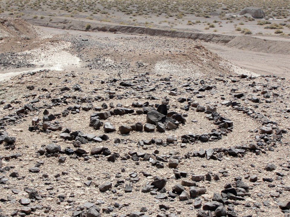 Medicine Wheel near Amargosa River in Barstow Field Office