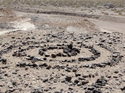 Medicine Wheel near Amargosa River in Barstow Field Office
