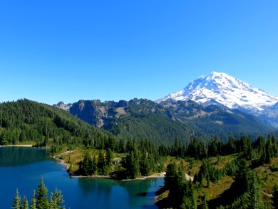 Eunice Lake at Mt. Rainier NP in Washington
