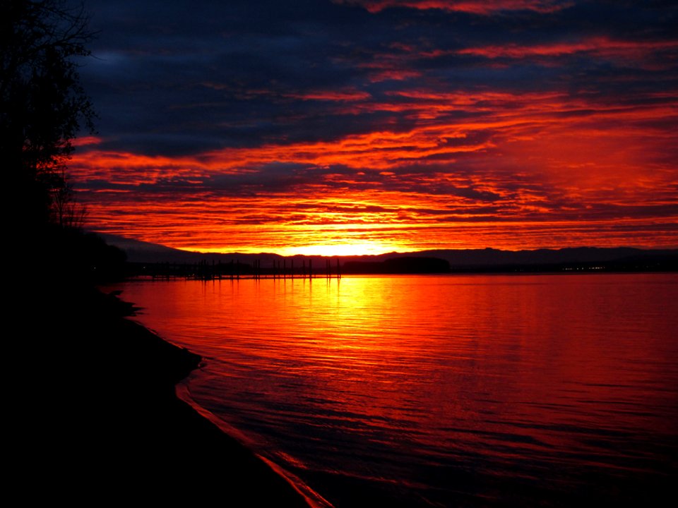 Sunrise at Wintler Park in Vancouver, WA