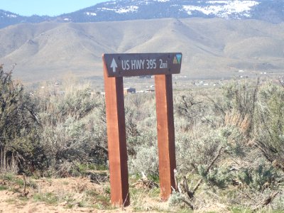 Sign at Fort Sage OHV Area